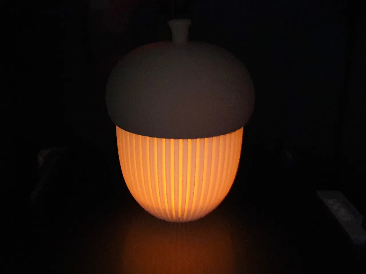 Acorn decoration container
